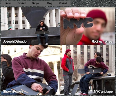New Website – NYC Griptape (2011)