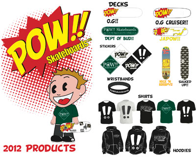 POW!! Skateboards – New Product (2012)