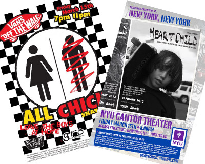 Two Events: HOV All Chicks Skate Jam & Heart Child NYC Premiere (2013)