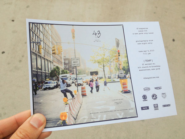 Tonight: 43 Mag Issue 003 Photography Show (2013)