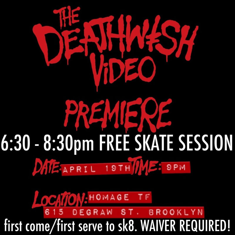2 Deathwish Video Premieres Tonight (2013)