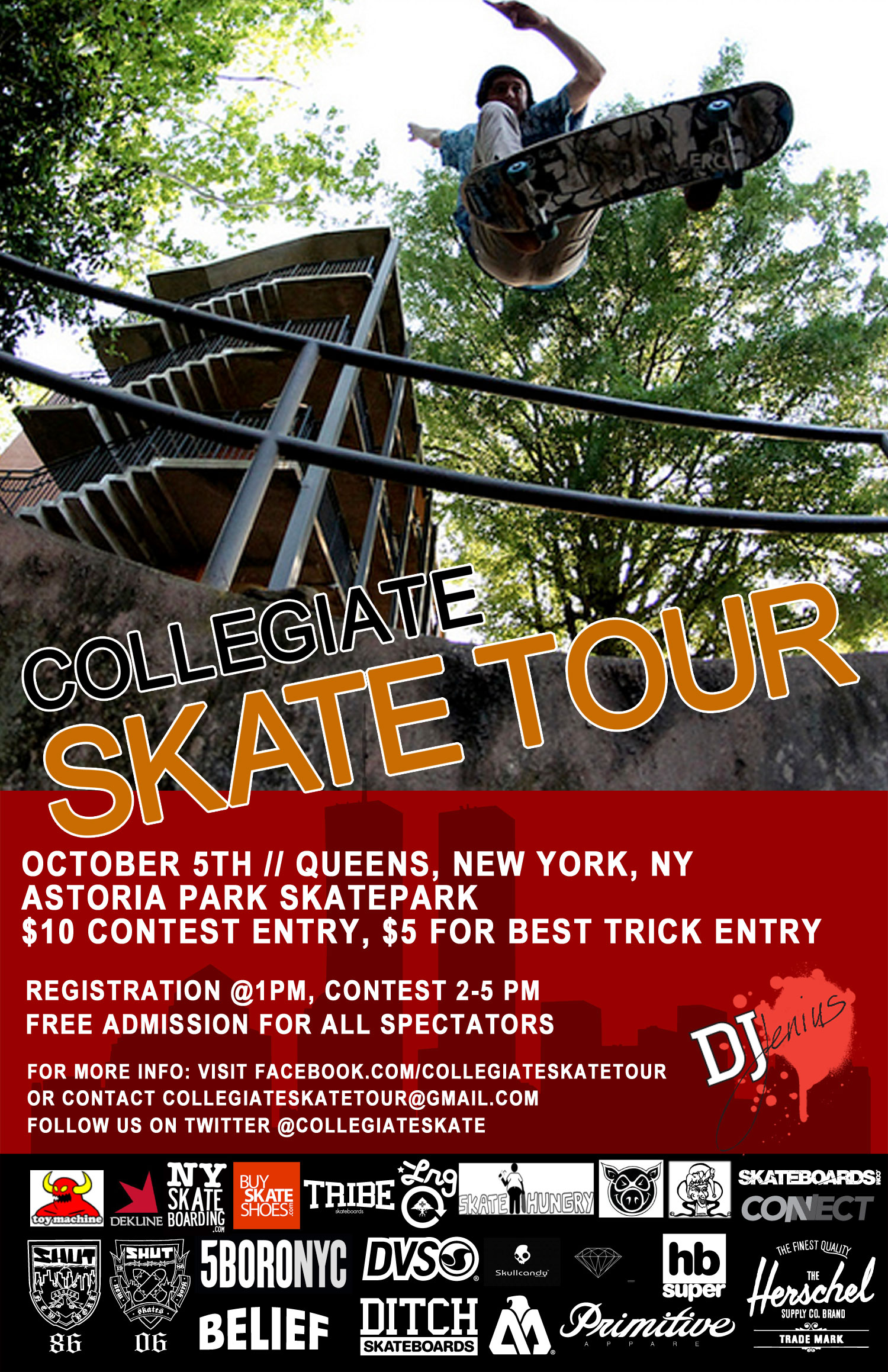 Today: Collegiate Skate Tour @ Astoria (2013)