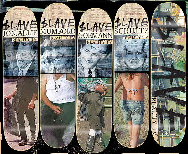 J-Hon Reality TV Photo Board series with $lave Skateboards