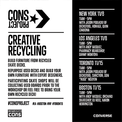 Today: Cons Project “Creative Recycling” Workshop (2014)