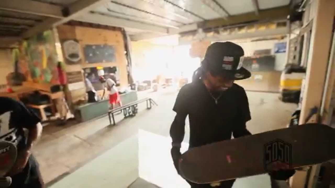 Lil Wayne & Evan Hernandez at 5050 Skatepark (2015)
