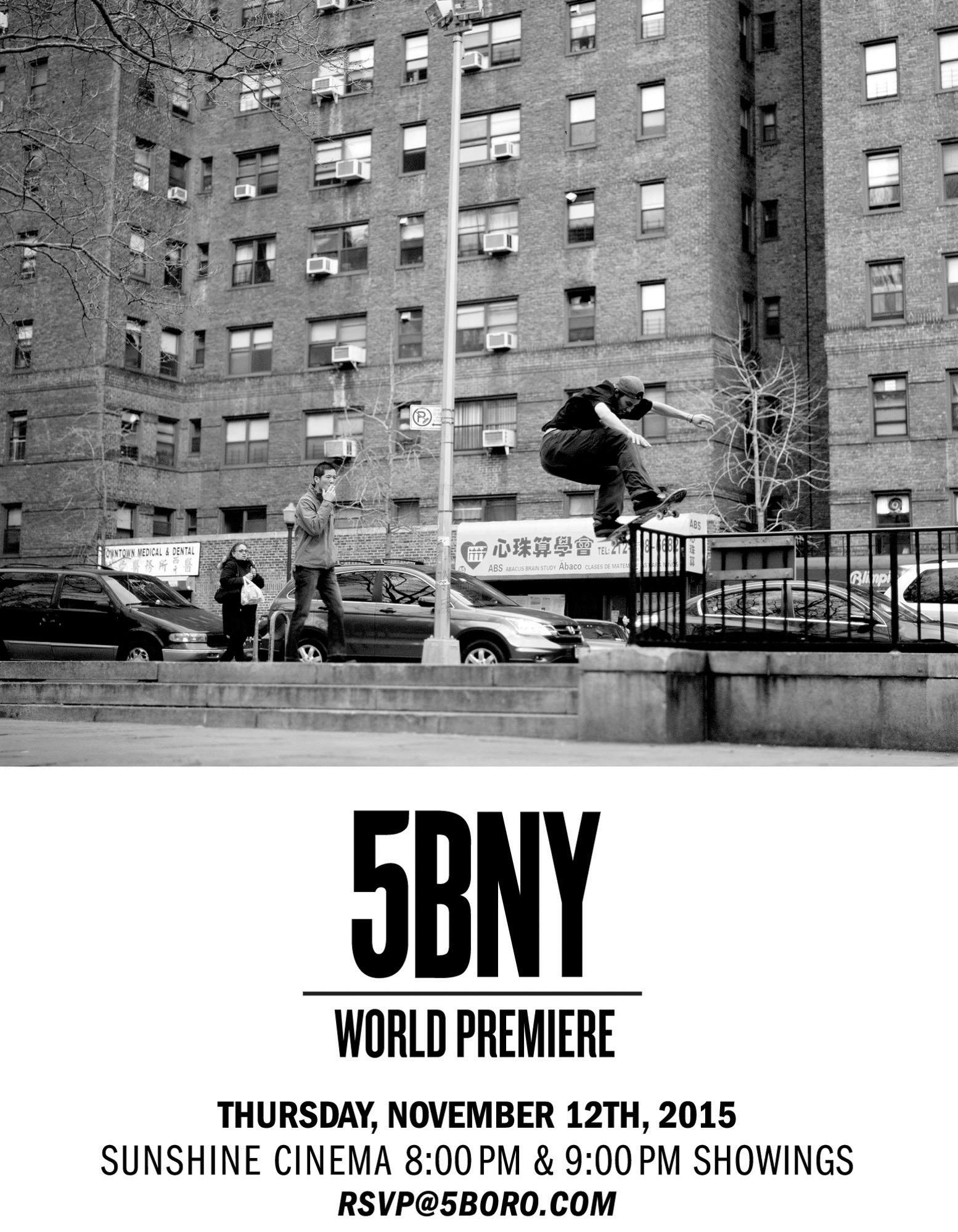 Tonight: 5BNY World Premiere (2015)