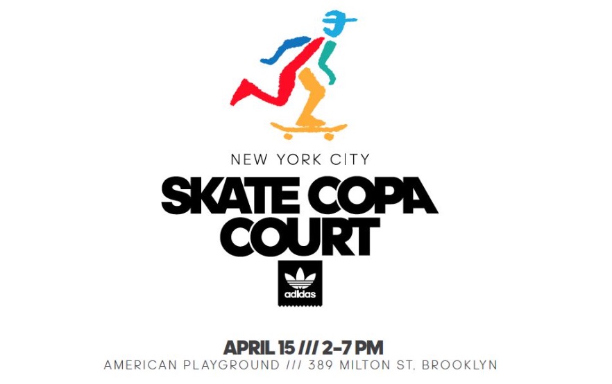 Tomorrow: adidas Skate Copa Court Tour (2017)