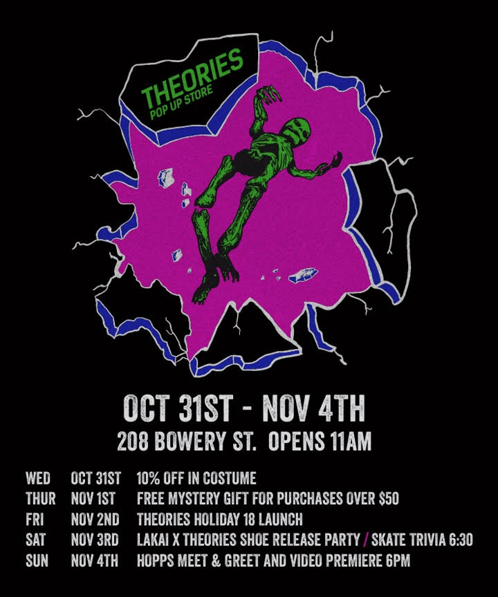 Theories NYC Pop-Up Store Opens Today (2018)