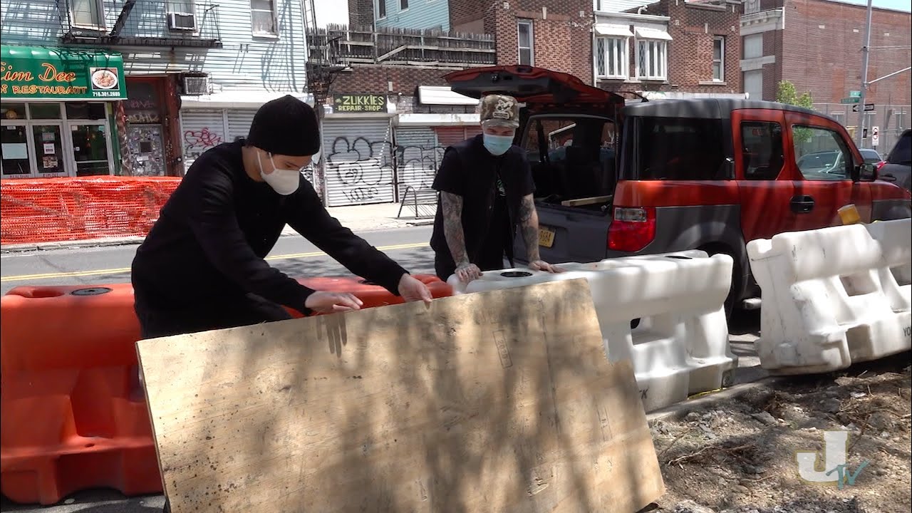 NY Clips: JENK TV – Building a Box from NYC Street Trash (2020)
